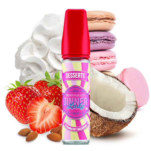 Dinner Lady Dessert - Strawberry Macaroon 20ml