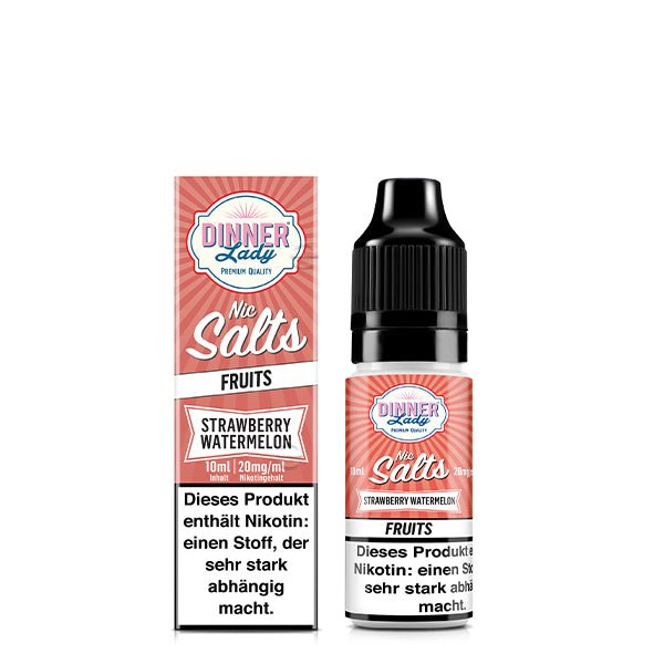DINNER LADY Strawberry Watermelon Nikotinsalz Liquid 10 ml 20mg