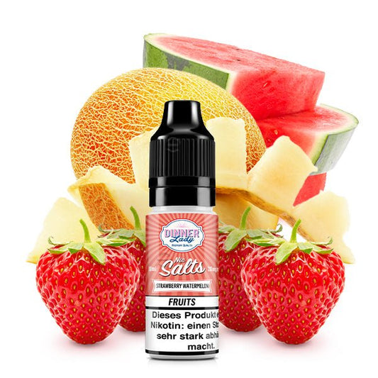 DINNER LADY Strawberry Watermelon Nikotinsalz Liquid 10 ml 20mg