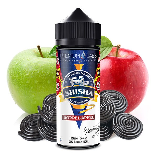 Dr.Fog Shisha Doppel Apfel 10 ml
