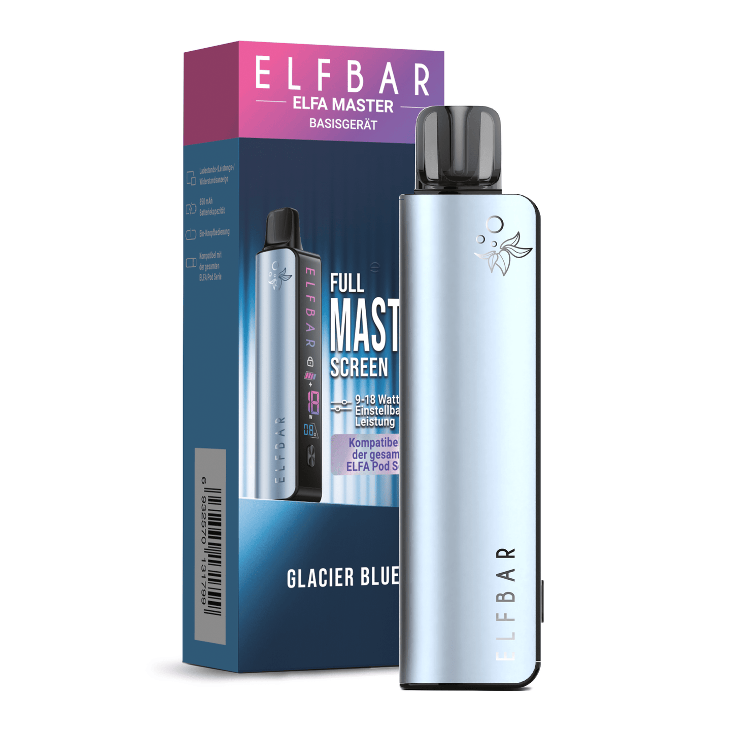 Elfbar Elfa Master Basisgerät Lunar Silver