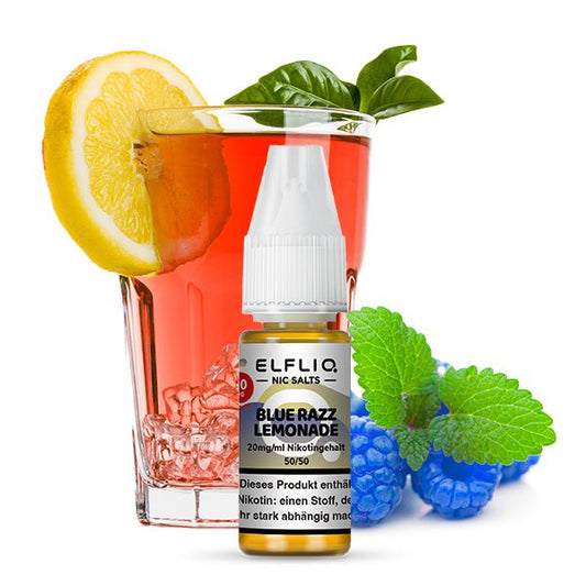 ELFBAR ELFLIQ Blue Razz Lemonade Nikotinsalz Liquid 10 ml 10mg