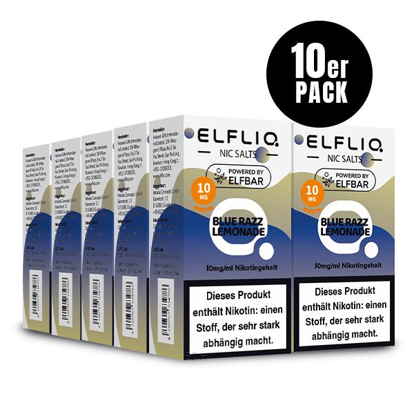 ELFBAR ELFLIQ Blue Razz Lemonade Nikotinsalz Liquid 10 ml 10mg