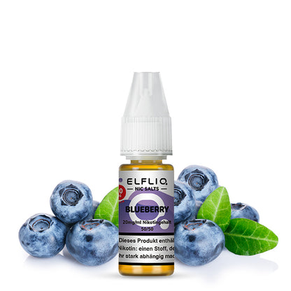 ELFBAR ELFLIQ Blueberry Nikotinsalz Liquid 10 ml