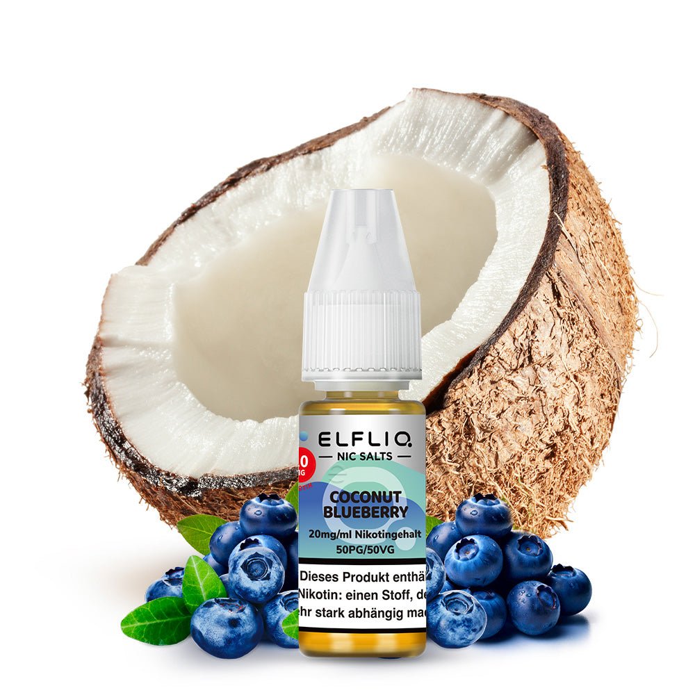 ELFBAR ELFLIQ Coconut Blueberry Nikotinsalz Liquid 10 ml 20mg
