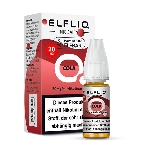 ELFBAR ELFLIQ Cola Nikotinsalz Liquid 10 ml 10mg