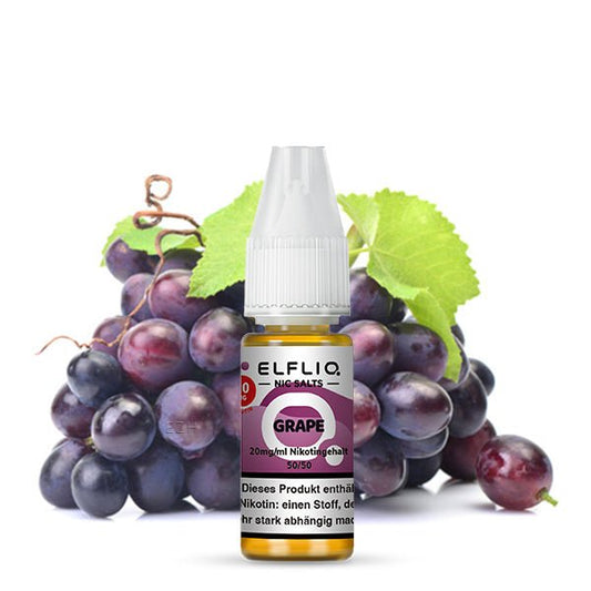 ELFBAR ELFLIQ Grape Nikotinsalz Liquid 10 ml 10mg