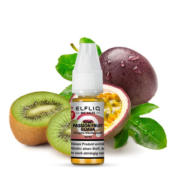 ELFBAR ELFLIQ Kiwi Passion Fruit Guava Nikotinsalz Liquid 10 ml 10mg