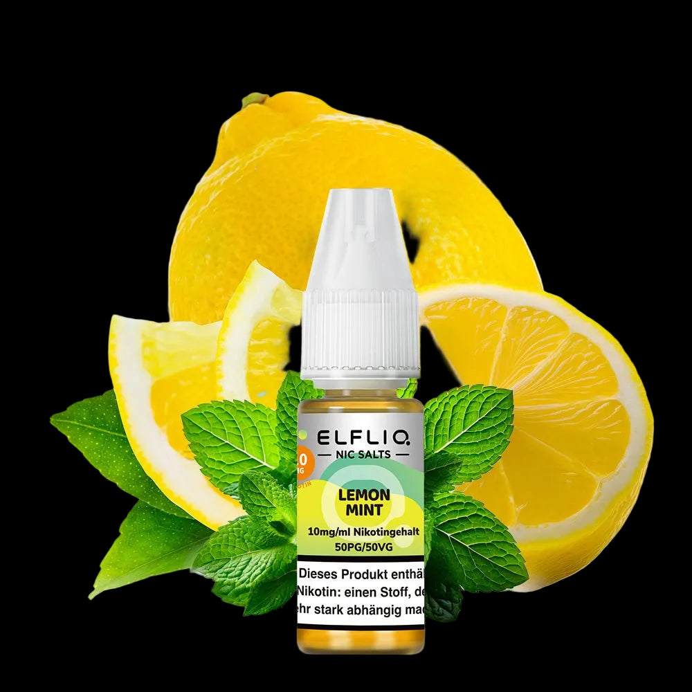 ELFBAR ELFLIQ Lemon Mint Nikotinsalz Liquid 10 ml 10mg