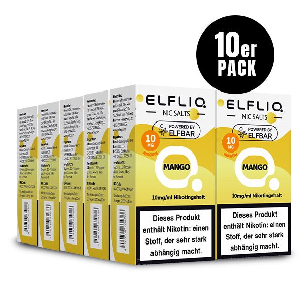 ELFBAR ELFLIQ Mango Nikotinsalz Liquid 10 ml 10mg