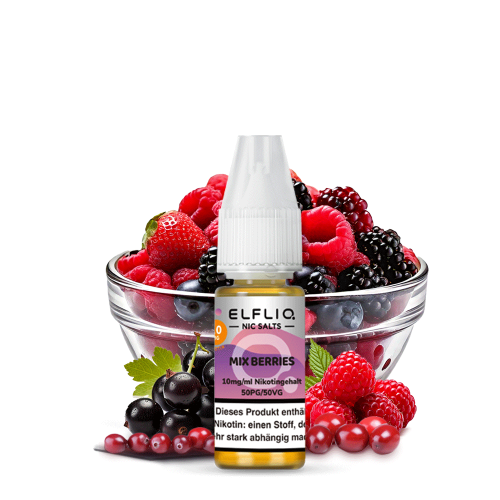 ELFBAR ELFLIQ Mix Berries Nikotinsalz Liquid 10 ml 10mg