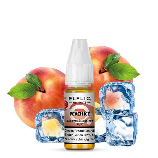ELFBAR ELFLIQ Peach Ice Nikotinsalz Liquid 10 ml 10mg