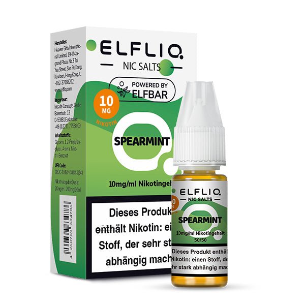 ELFBAR ELFLIQ Spearmint Nikotinsalz Liquid 10 ml 10mg