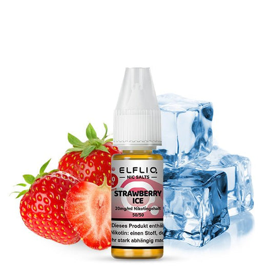ELFBAR ELFLIQ Strawberry Ice Nikotinsalz Liquid 10 ml 10mg