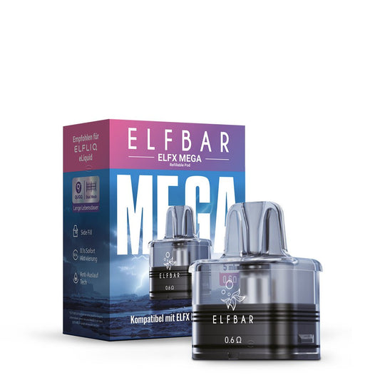 Elfbar ELFX Mega Pod Tank Verdampfer 5 ml - YASIRZ E - Zigaretten Onlineshop