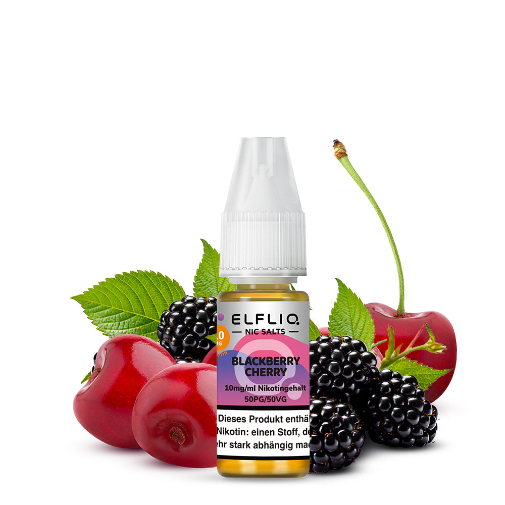 ELFBAR ELFLIQ - Blackberry Cherry Nikotinsalz Liquid 10 ml