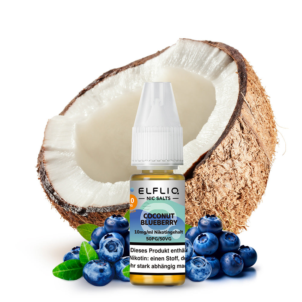 ELFBAR ELFLIQ - Coconut Blueberry Nikotinsalz Liquid 10 ml