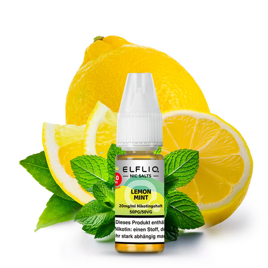ELFBAR ELFLIQ - Lemon Mint Nikotinsalz Liquid 10 ml