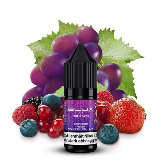ELUX Grape Berry Nikotinsalz Liquid 10 ml 10mg