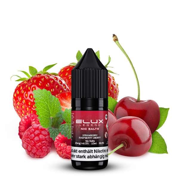 ELUX Strawberry Raspberry Cherry Nikotinsalz Liquid 10 ml 10mg