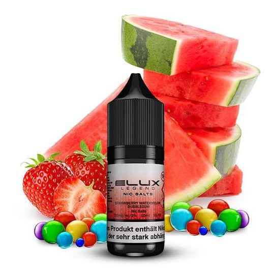 ELUX Strawberry Watermelon Bubblegum Nikotinsalz Liquid 10 ml 10mg