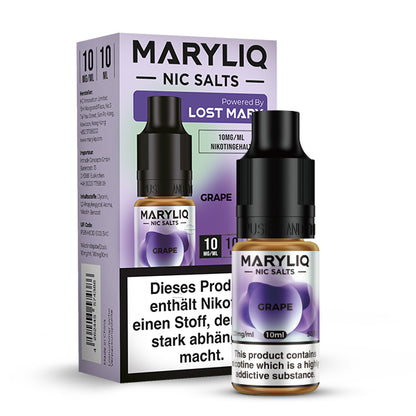 LOST MARY MARYLIQ Grape Nikotinsalz Liquid 10 ml