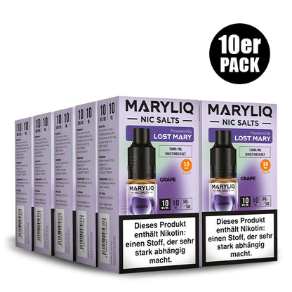 LOST MARY MARYLIQ Grape Nikotinsalz Liquid 10 ml
