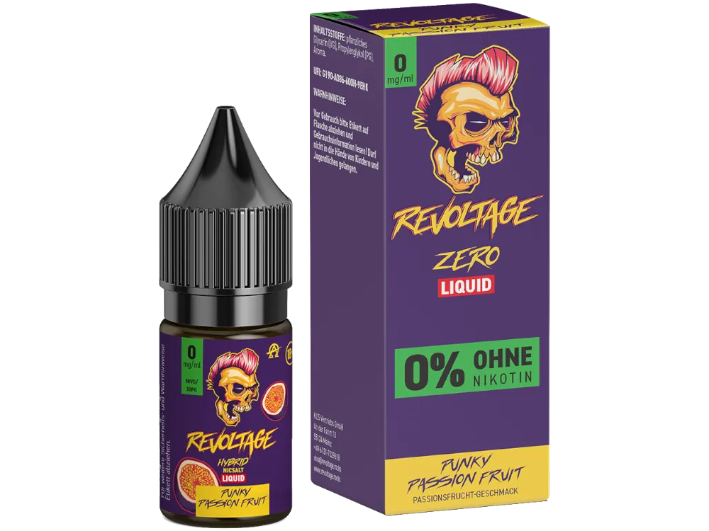 REVOLTAGE - Punky Passion Fruit - Hybrid Nikotin Salz Liquid