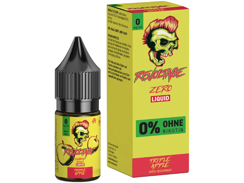 REVOLTAGE - Triple Apple  - Hybrid Nikotin Salz Liquid