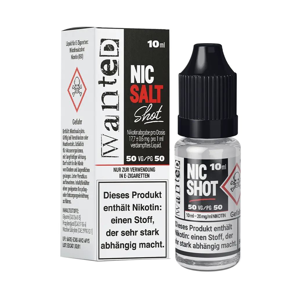 Wanted Nikotin Salz Shot 10ml