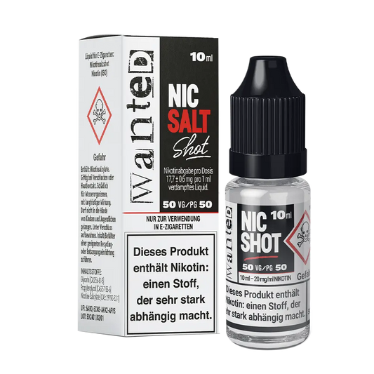 Wanted Nikotin Salz Shot 10ml
