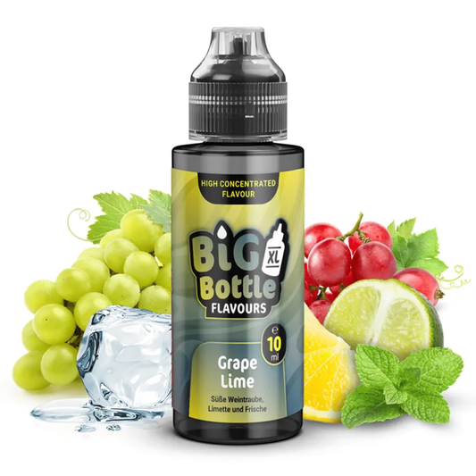 BIG BOTTLE - Grape Lime Aroma 10 ml