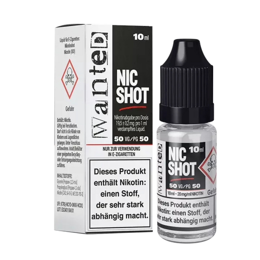 Wanted 10ml Nikotin Shot