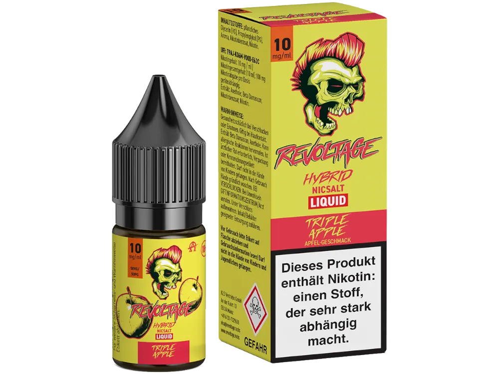 REVOLTAGE - Triple Apple  - Hybrid Nikotin Salz Liquid