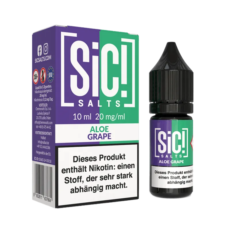SIC! Aloe Grape Nikotinsalz Liquid 10 ml
