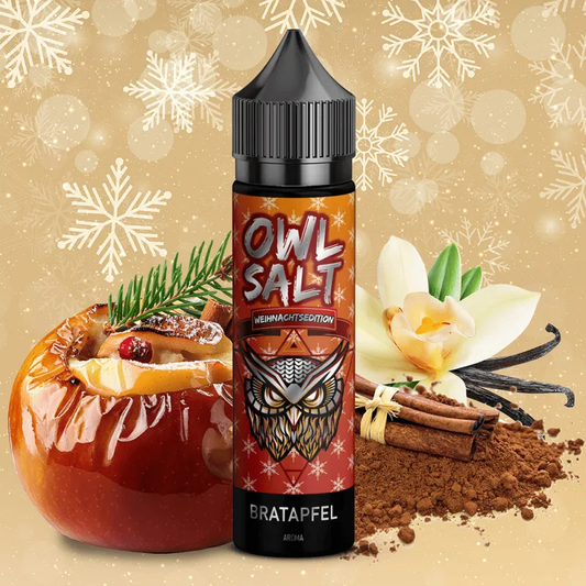 OWL SALT Weihnachtsedition - Bratapfel Aroma 10 ml