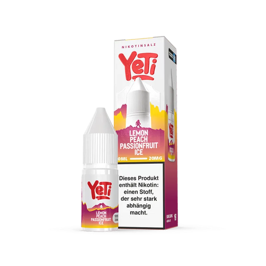 Yeti Summit - Lemon Peach Passionfruit Ice Nikotinsalz Overdosed 10 ml