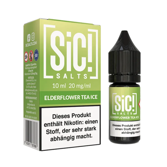 SIC! Elderflower Tea Ice Nikotinsalz Liquid 10 ml