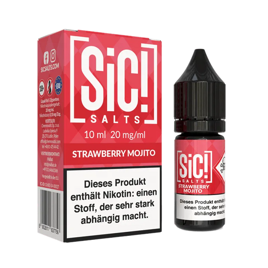 SIC! Strawberry Mojito Nikotinsalz Liquid 10 ml