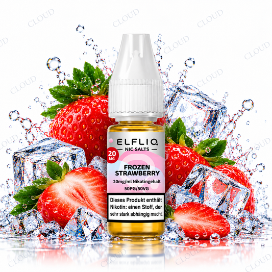 ELFBAR ELFLIQ Frozen Strawberry Nikotinsalz Liquid 10 ml