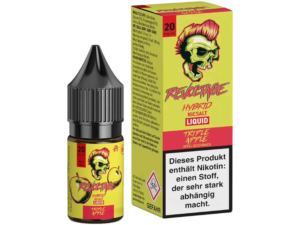 REVOLTAGE - Triple Apple  - Hybrid Nikotin Salz Liquid