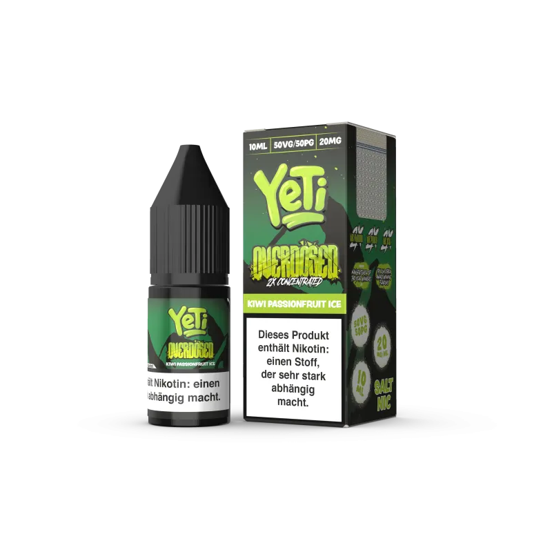 Yeti Kiwi Passionsfruit Ice Nikotinsalz Overdosed 10ml