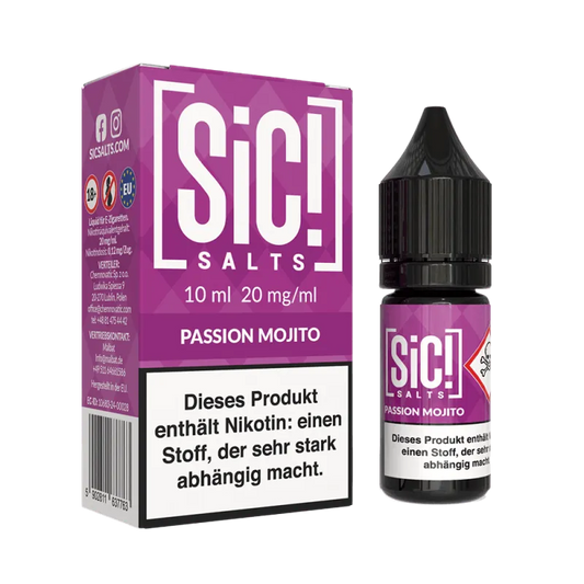 SIC! Passion Mojito Nikotinsalz Liquid 10 ml