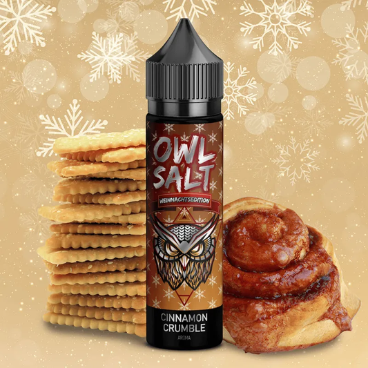 OWL SALT Weihnachtsedition - Cinnamon Crumble Aroma 10 ml