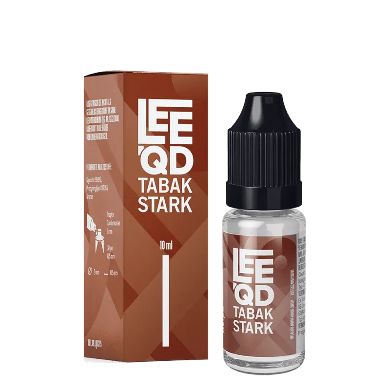 LEEQD Liquid - Tobacco Tabak stark 10ml