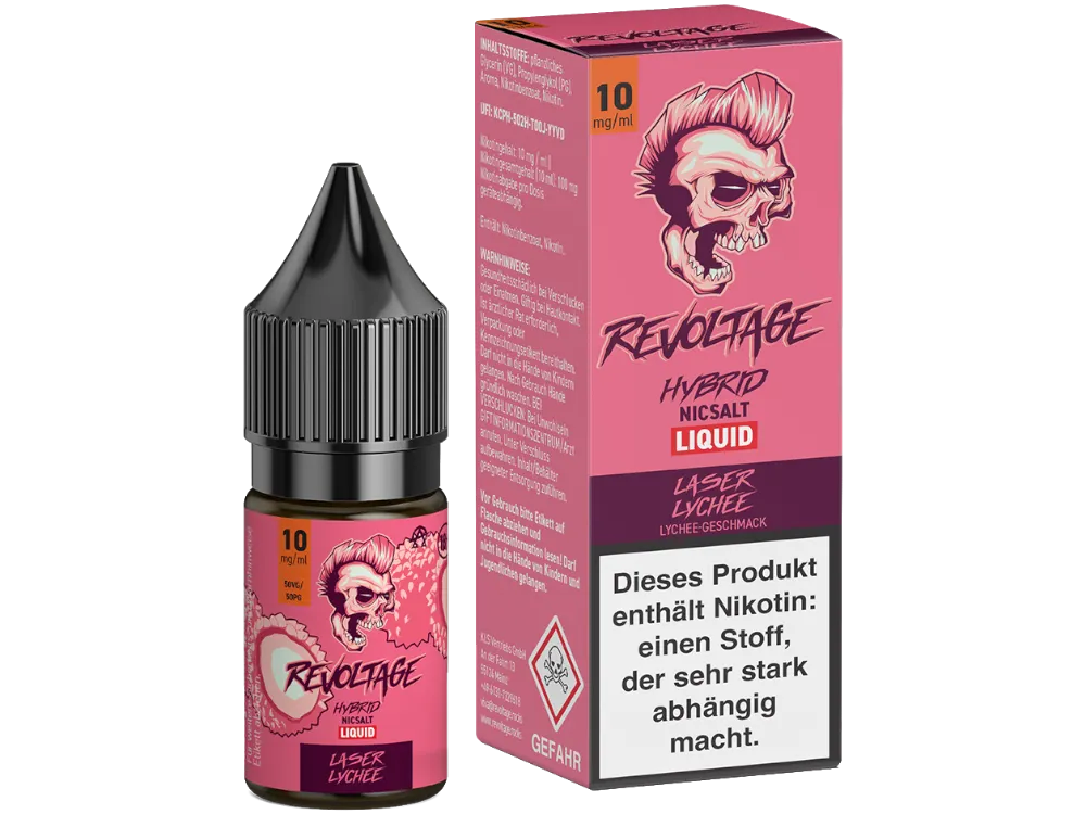 REVOLTAGE - Laser Lychee  - Hybrid Nikotin Salz Liquid