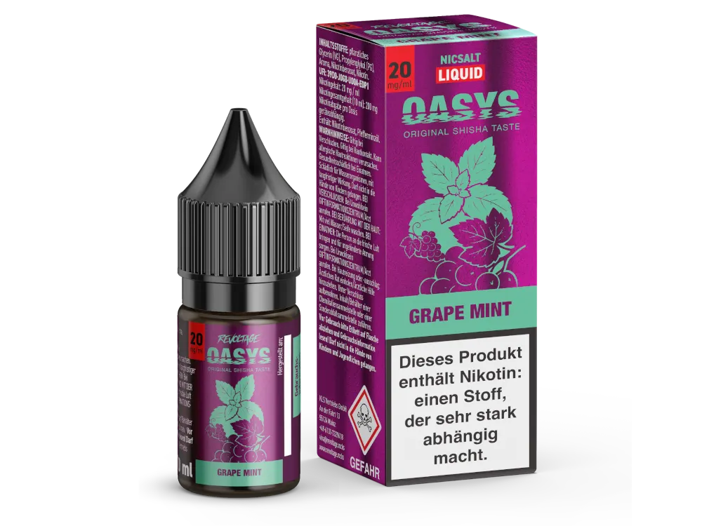 REVOLTAGE OASYS - Grape Mint Hybrid Nikotinsalz