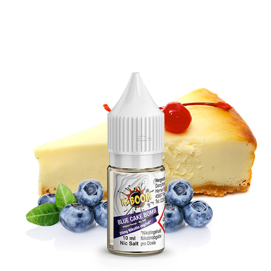 K-BOOM Blue Cake Bomb Nikotinsalz Liquid 10 ml