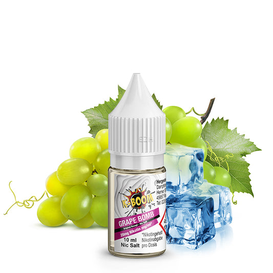 K-BOOM Grape Bomb Nikotinsalz Liquid 10 ml