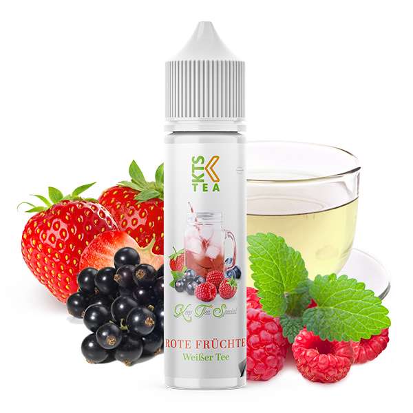 KTS LINE TEA Rote Früchte Weißer Tee Aroma 10 ml